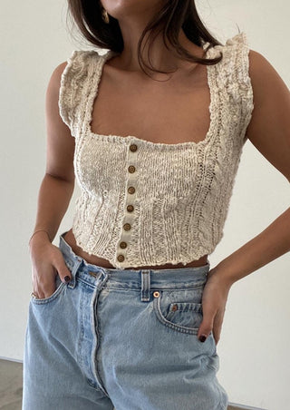 sweater top, sweater, knit tank top, knit button up sweater, collared sweater, spring outfit, spring top