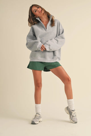 Drew Oversized Pullover Half Zip