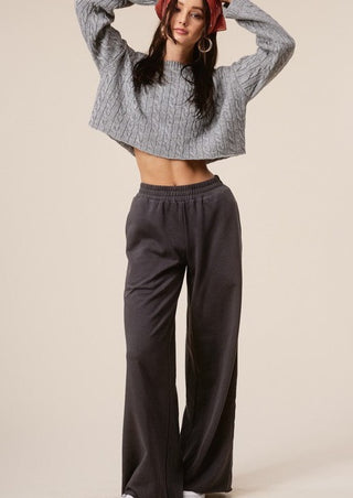Wide leg lounge pant, lounge pant, fall pant, sweatpants, scuba pant, cozy weather outfit