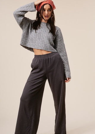 Wide leg lounge pant, lounge pant, fall pant, sweatpants, scuba pant, cozy weather outfit