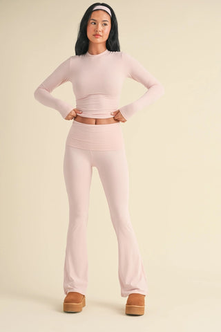 Parker Soft Knit Jersey Top - Pink