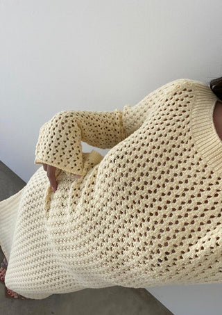 crochet cover-up, swimsuit cover-up, crochet dress, crochet maxi dress, yellow dress