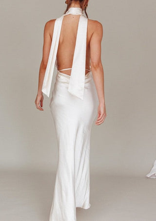 halterneck maxi dress, silk dress, fancy dress, classy dress, bridesmaid dress, summer dress, spring dress,