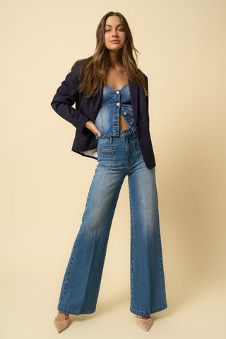 Parker High Rise Wide Leg Jean