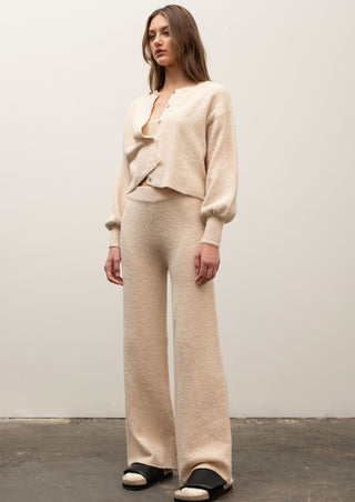 sweater set, button up cardigan, cotton cardigan, spring sets, spring outfit, sweater cardigan, oatmeal cardigan, oatmeal set