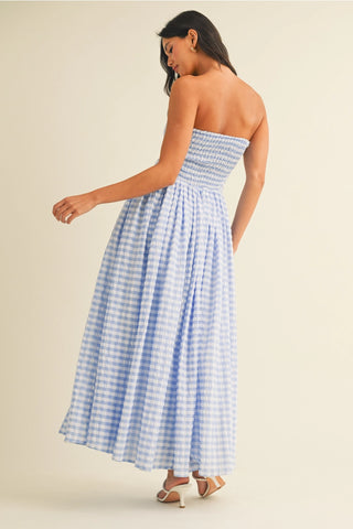 Wisteria Dropwaist Strapless Maxi Dress