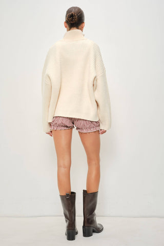 Vail Ribbed Two-Way Cardigan