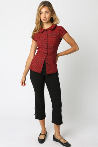 Noel Checkered Tie Shirt