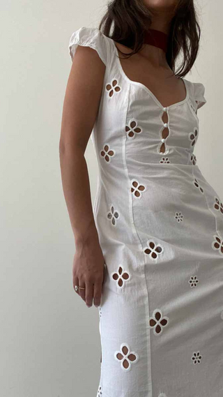 Maeve Sweetheart Midi Dress