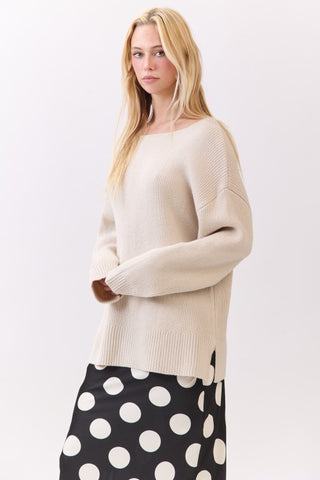 Amelia Ribbed Knit Sweater