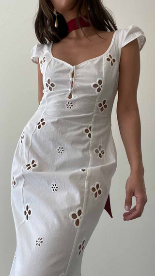 Maeve Sweetheart Midi Dress