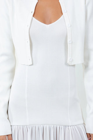 Alice Two-Piece Knitted Dress with Cardigan