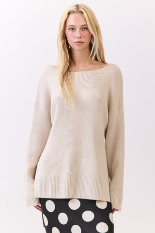 Amelia Ribbed Knit Sweater