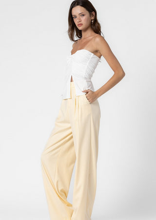 yellow trouser pant, yellow pleated pants, yellow trouser pant, trouser pants, pleated trousers, summer pants, summer outfits