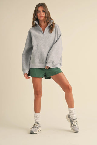 Drew Oversized Pullover Half Zip