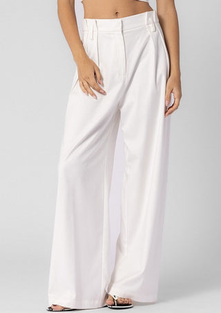 white trouser pant, white pants, ivory trouser pant, ivory pleated trouser, pleated trouser pants