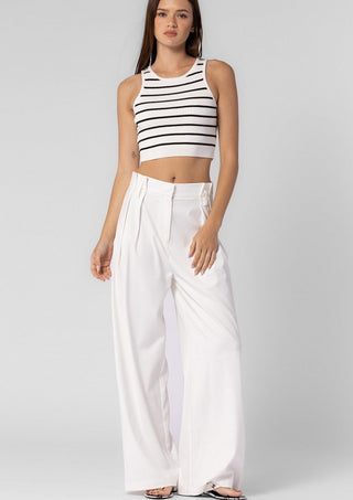 white trouser pant, white pants, ivory trouser pant, ivory pleated trouser, pleated trouser pants