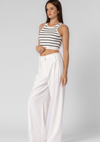 white trouser pant, white pants, ivory trouser pant, ivory pleated trouser, pleated trouser pants