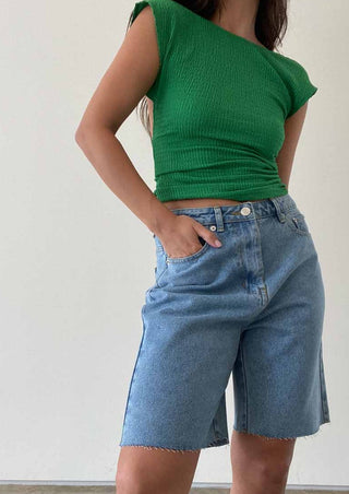 green open back top, green top, open back top, open back crop top, summer top