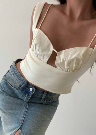 ivory top, white top, white cami top, Sofia Richie style, Sofia Richie outfit inspo