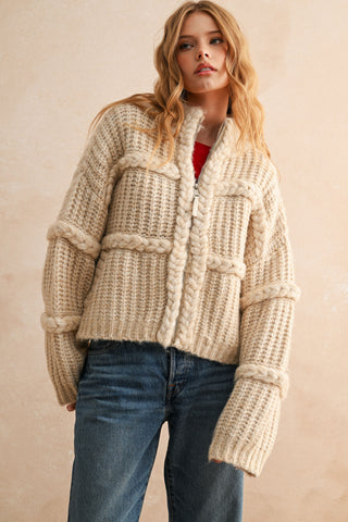 Jovie Knit Sweater Cardigan