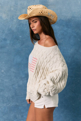 Harbor Nights Flag Knit