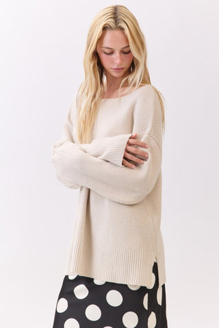Amelia Ribbed Knit Sweater