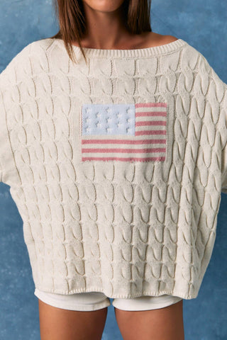 Harbor Nights Flag Knit
