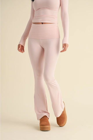 Parker Soft Knit Leggings - Pink