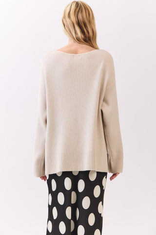 Amelia Ribbed Knit Sweater