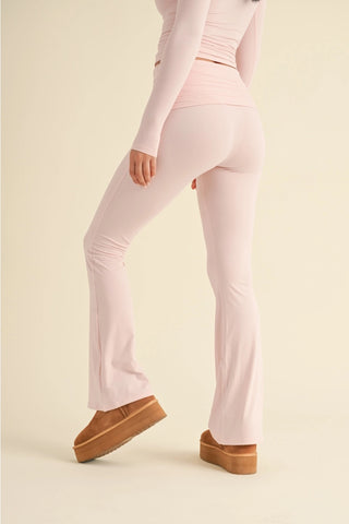 Parker Soft Knit Leggings - Pink