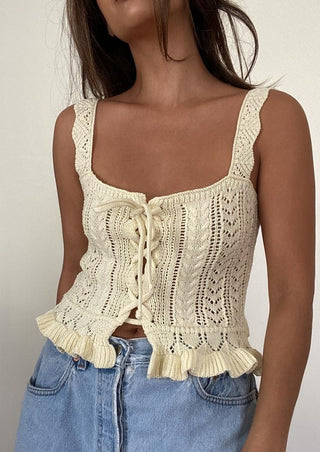 knit tank top, summer top, summer knit top, summer crochet top, summer outfit, beach top