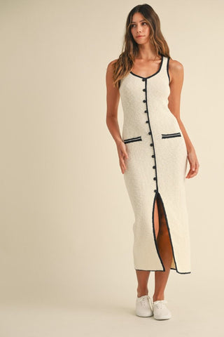 Lydia Sleeveless Knit Midi Dress
