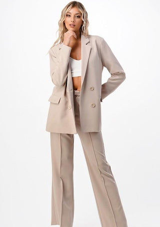 High Waisted Wide Leg Trouser