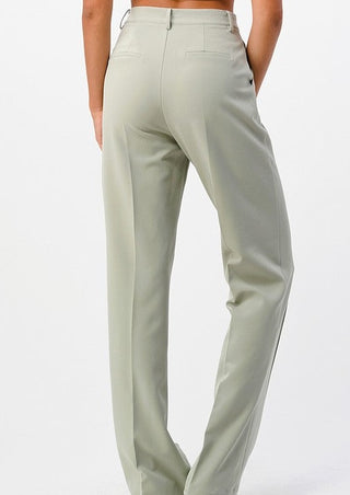 Sage trouser pant, wide leg pant, wide leg trouser pant, pleated pant, pleated trouser pant, pleated trouser, spring outfit, spring ootd.