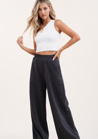 One Shoulder White Crop Top