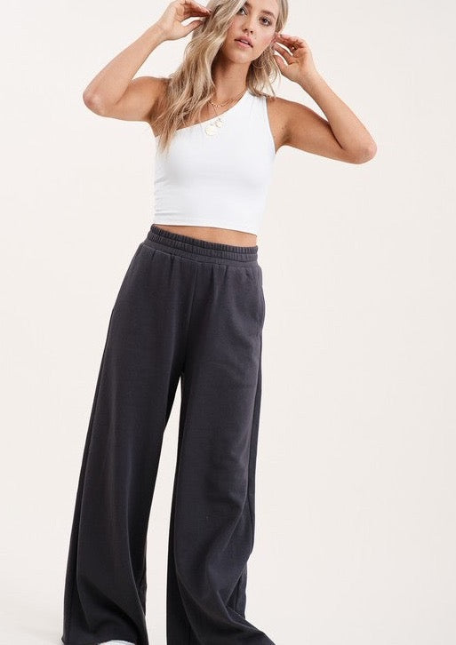 White One Shoulder Cropped Top
