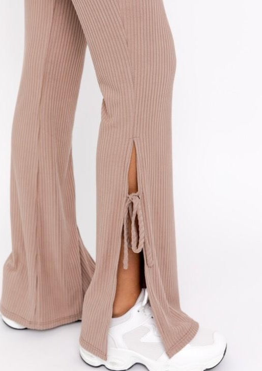 Ankle bottom tie pant 