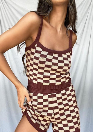 Chocolate Checkered Set