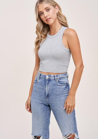 Cropped Basic Tank