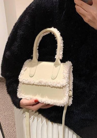White Sherpa Purse 
