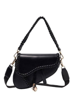 Vegan Leather Black Bag