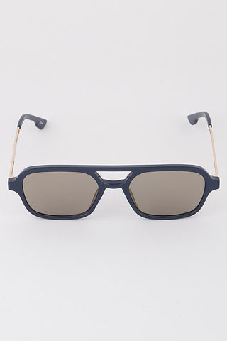 Black vintage aviator sunglasses