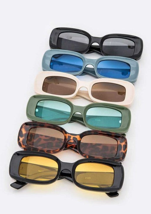 Retro chic sunglasses, vintage oval sunglasses