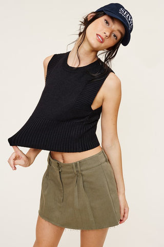 Tatum Ribbed Sweater Knit Tank