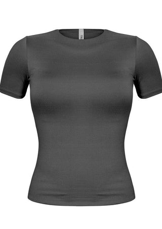 Short sleeve black top, short sleeve black crop, black crop, black top, basic top, neutral basics