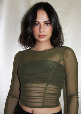 Scandalous Saturday Mesh Top