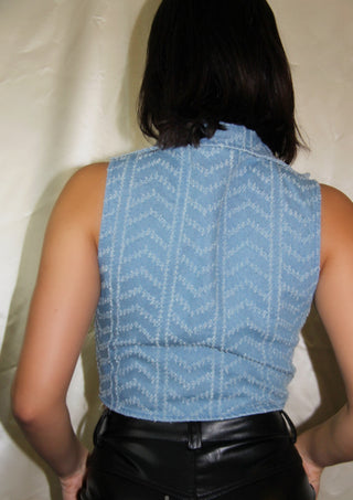 Disco Denim Vest