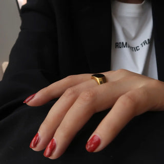 Capri Gold Chunky Ring