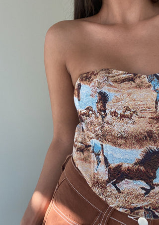 western cowgirl, western cowgirl outfit, western cowgirl aesthetic, cowgirl aesthetic, country concert outfit, bustier top, western top, summer outfit